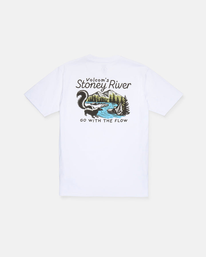 Volcom Mens Stoney River Ss Tee - White - official gallery image 2 
