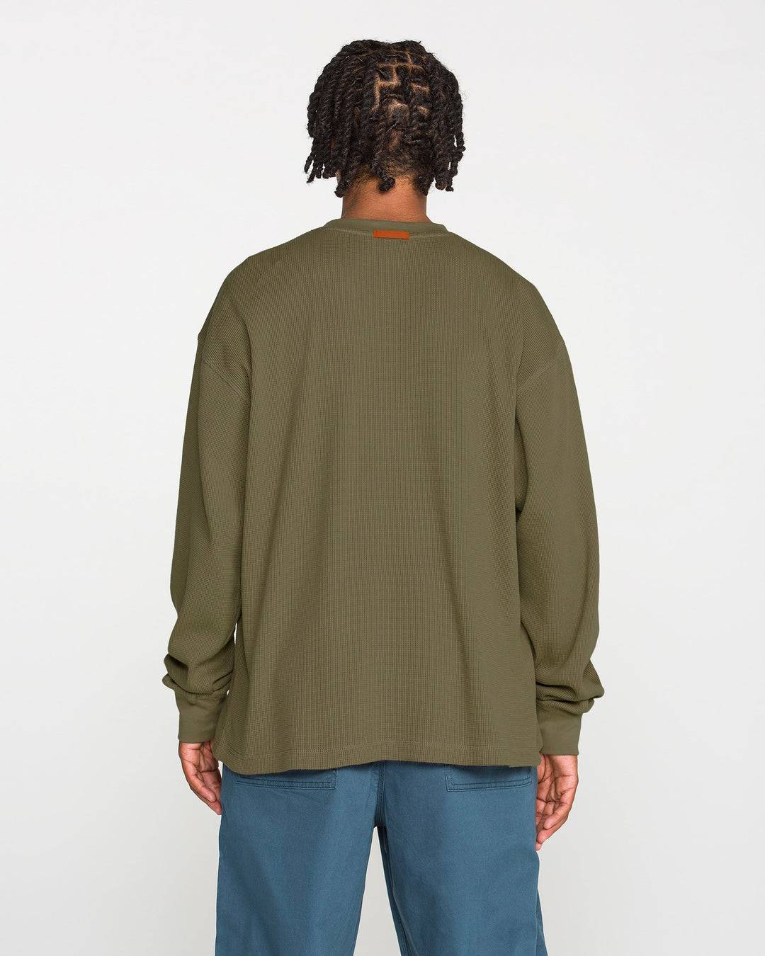 Volcom Mens Overtime Workwear Thermal Ls - Brindle - official gallery image 2 