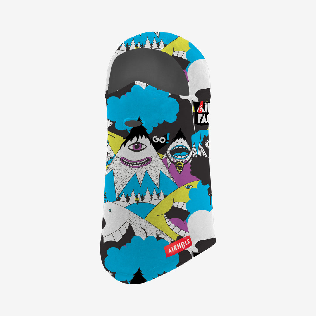 Airhole Balaclava Hinge Milk Fleece Junior