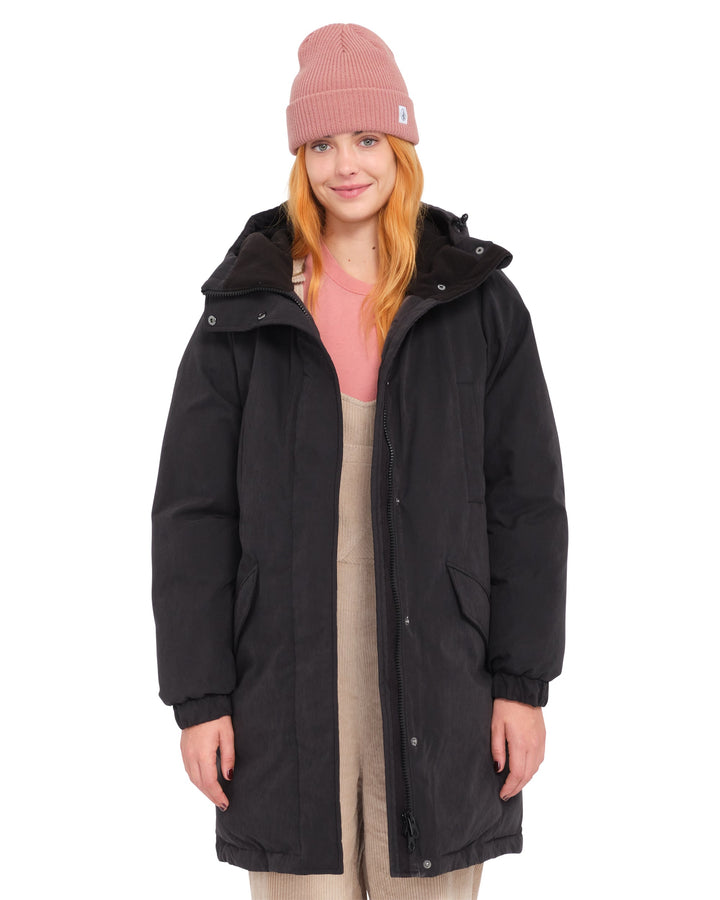 Volcom Womens Sleepi Puff Up Parka - Black - official gallery image 6 