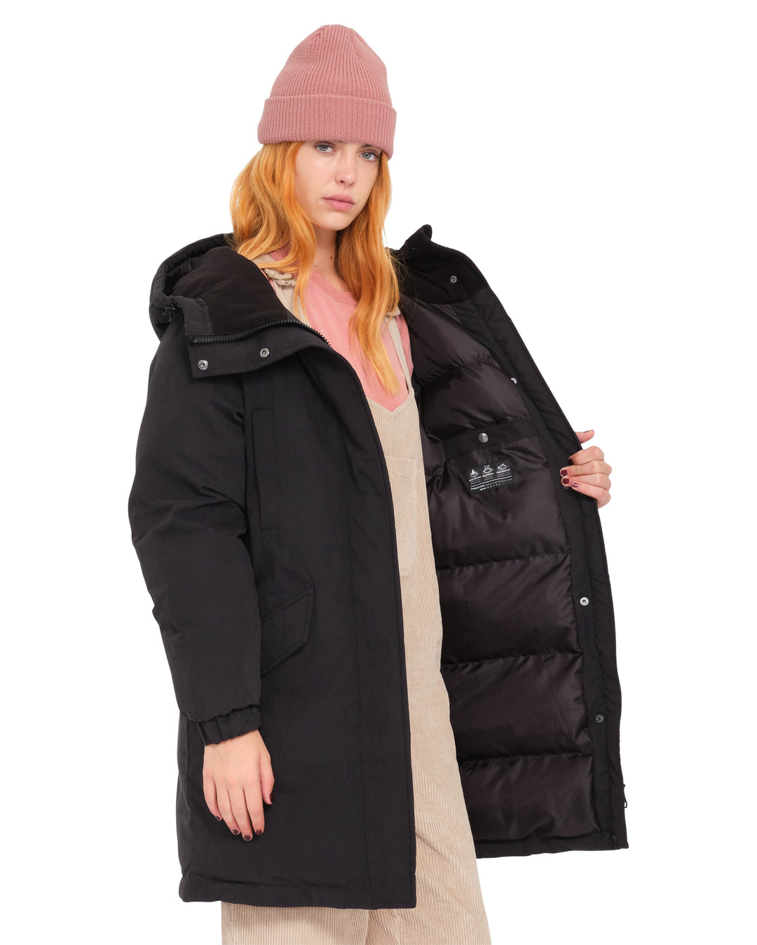 Volcom Womens Sleepi Puff Up Parka - Black - official gallery image 4 