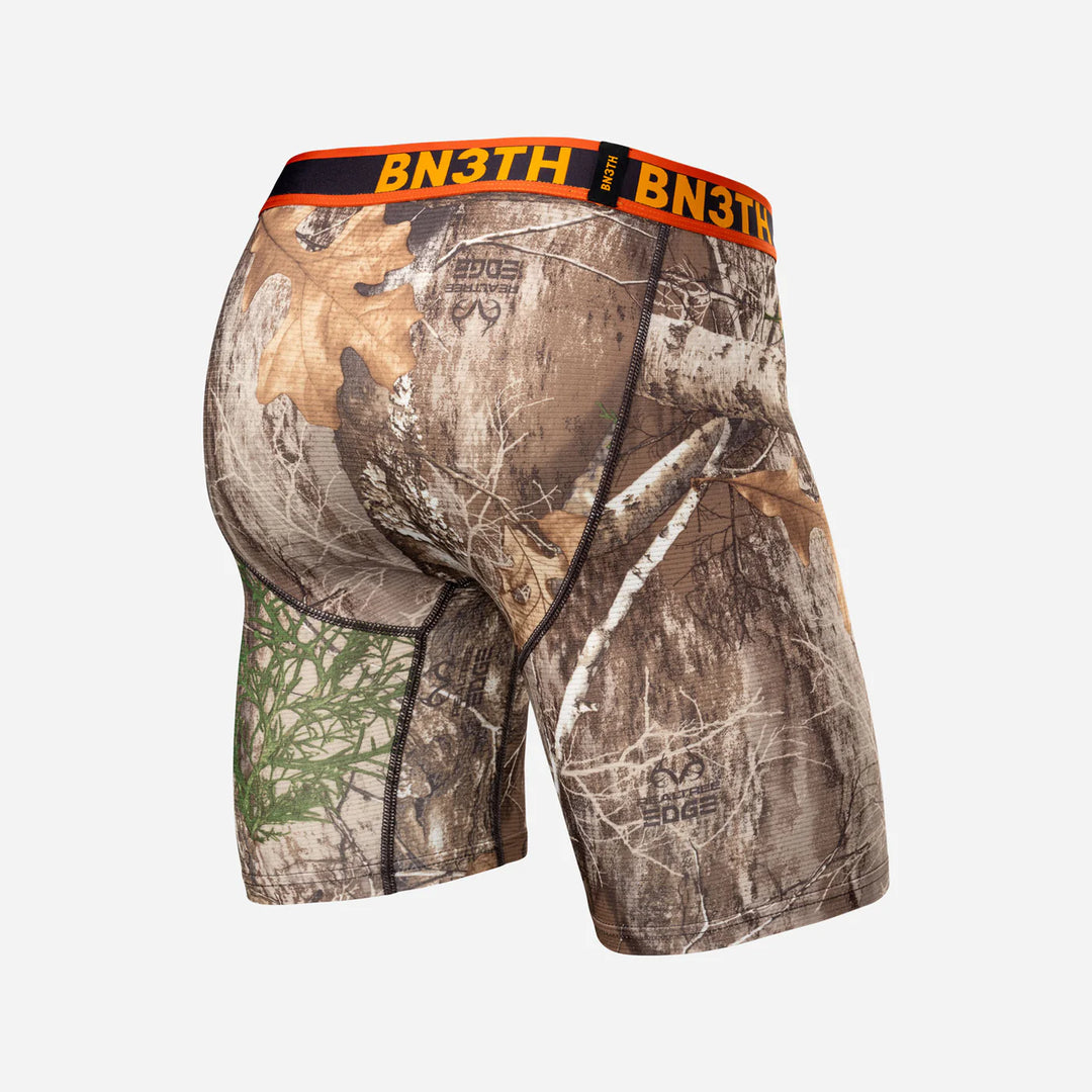 BN3TH Pro Flex Max boxer briefs, Real Tree Woodland, product back view 