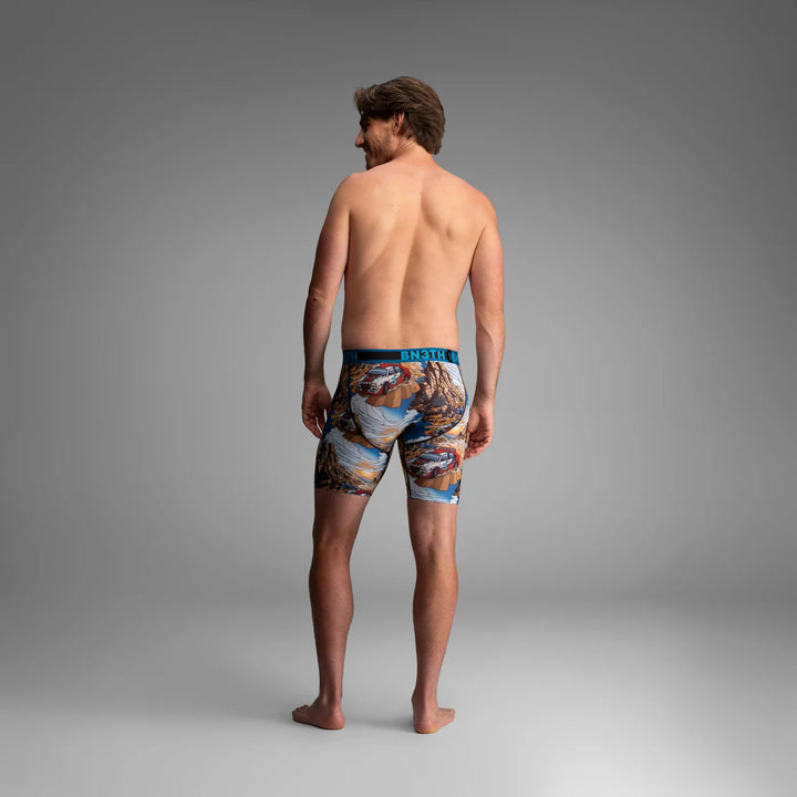 BN3TH Pro Flex Max boxer briefs, Desert Racing Forever, back on model 