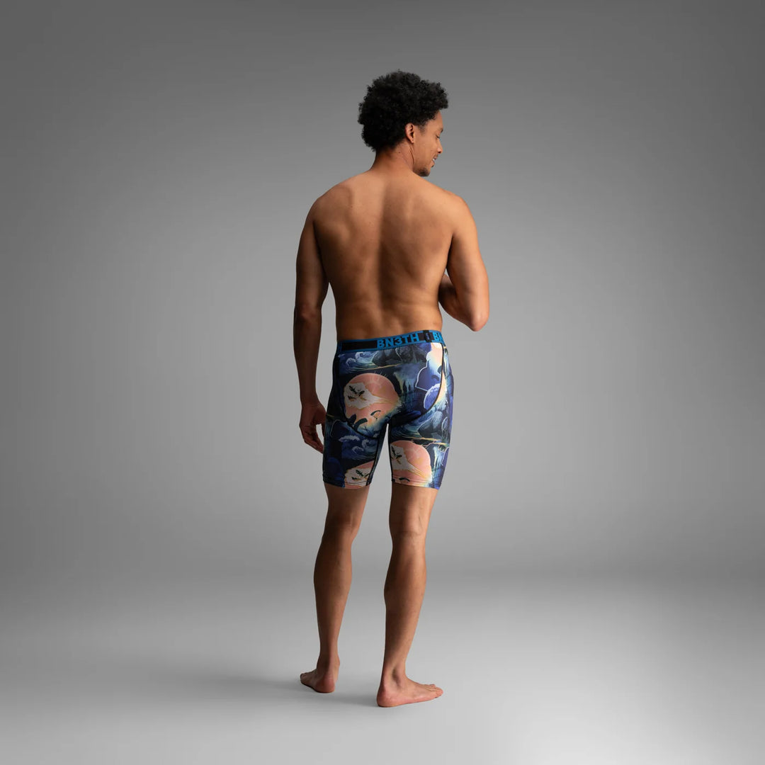 BN3TH Pro Flex Max boxer briefs, Godzilla Lolite, back on model 