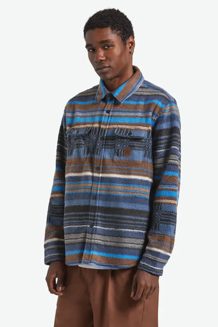 Brixton Bowery Long Sleeve Arctic Stretch (Men&