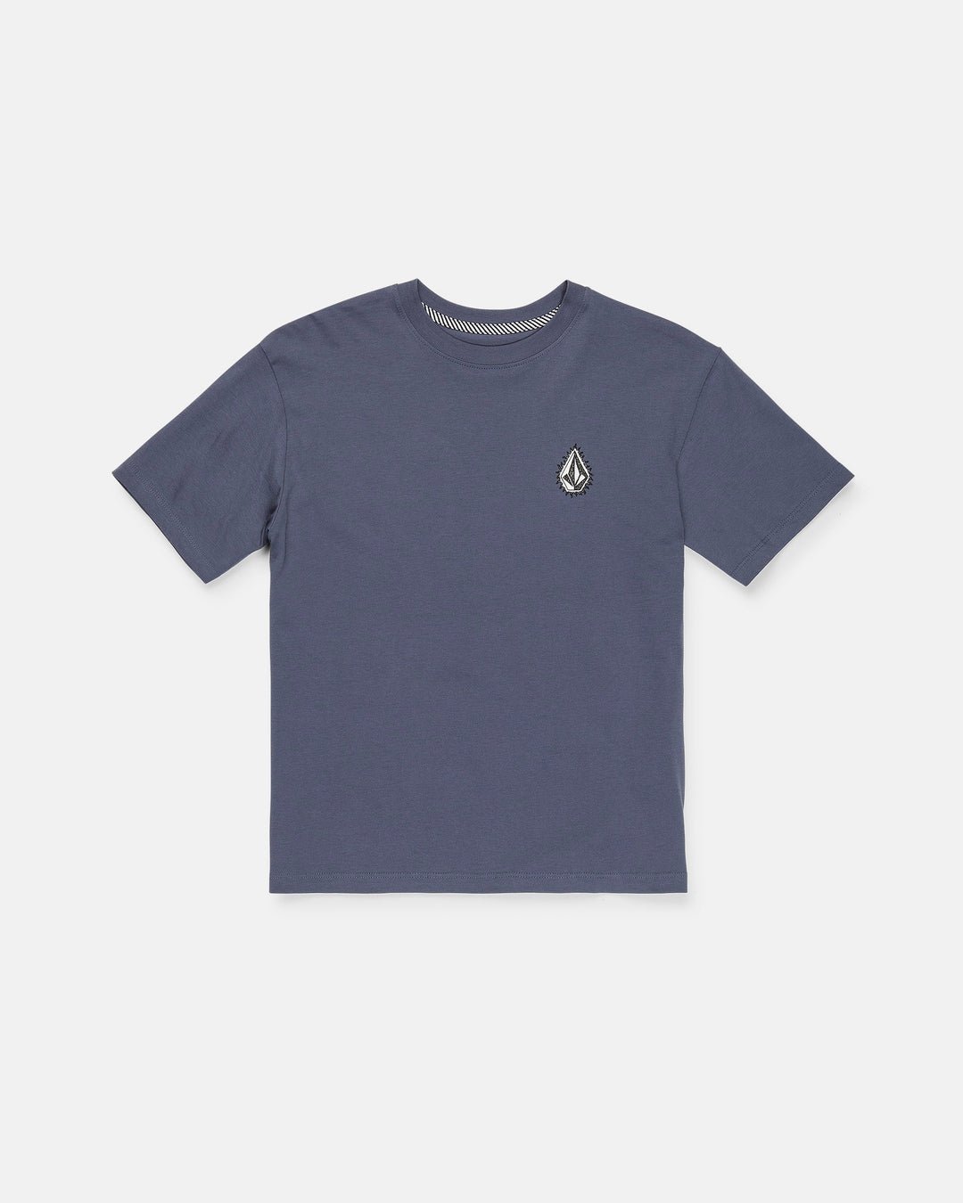 Volcom Youth Freshman Ss Tee - Stormy Blue - front product view 