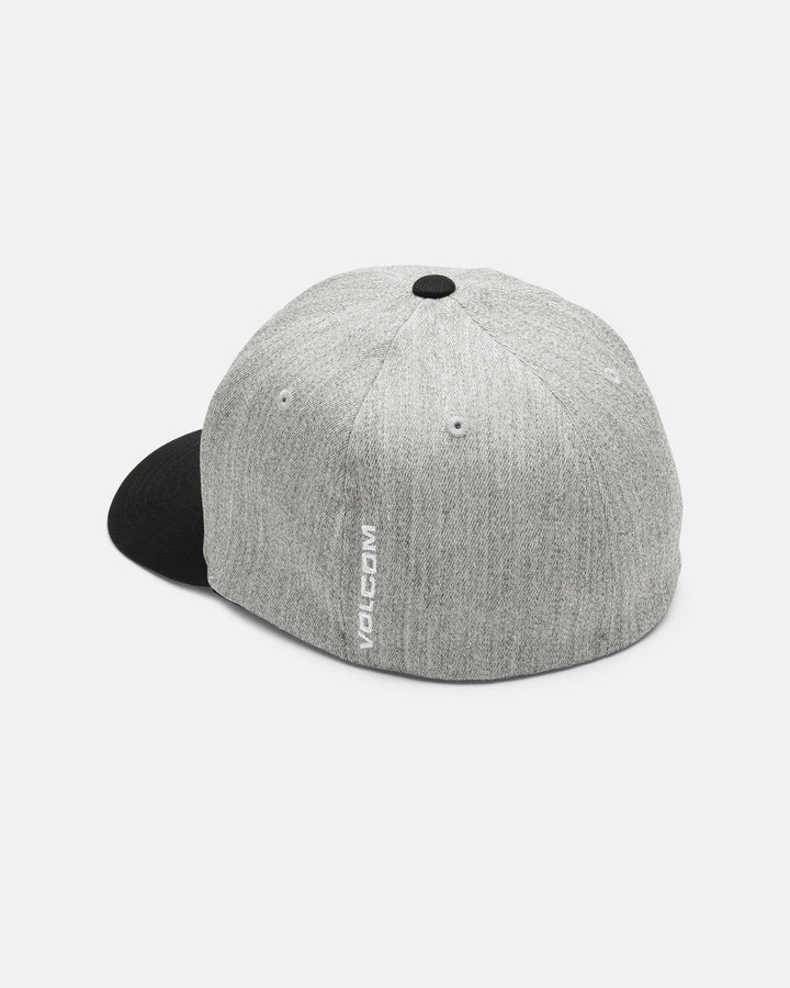 Volcom Mens Full Stone Hthr Flexfit Hat - Grey - official gallery image 2 