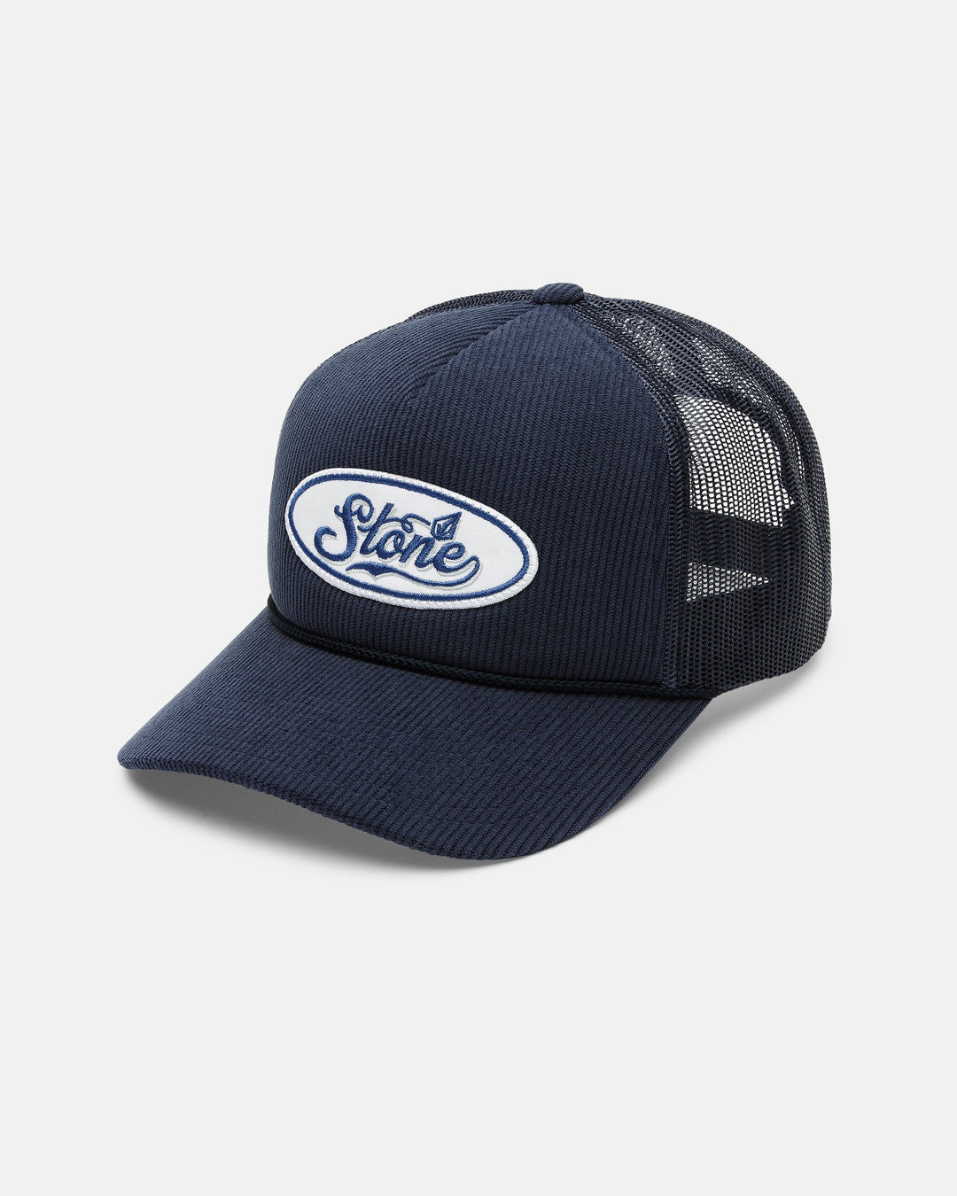 Volcom Mens Overdrive Trucker - Mood Indigo - front product view 