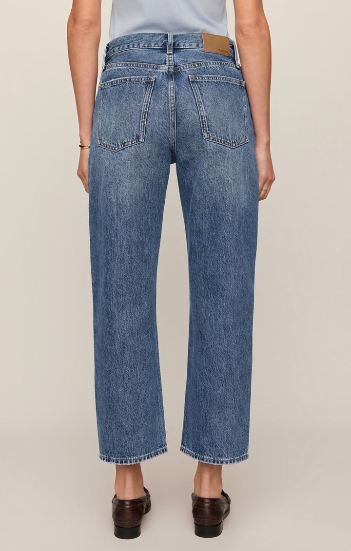Z Supply Women’s The Off Duty Bowed Ankle Denim in Breakpoint, back view