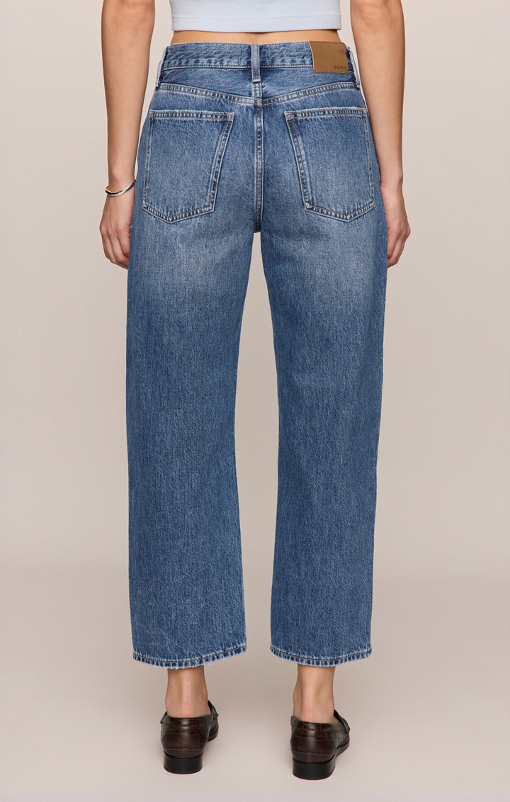 Z Supply Women’s The Off Duty Bowed Ankle Denim in Breakpoint, alternate back view