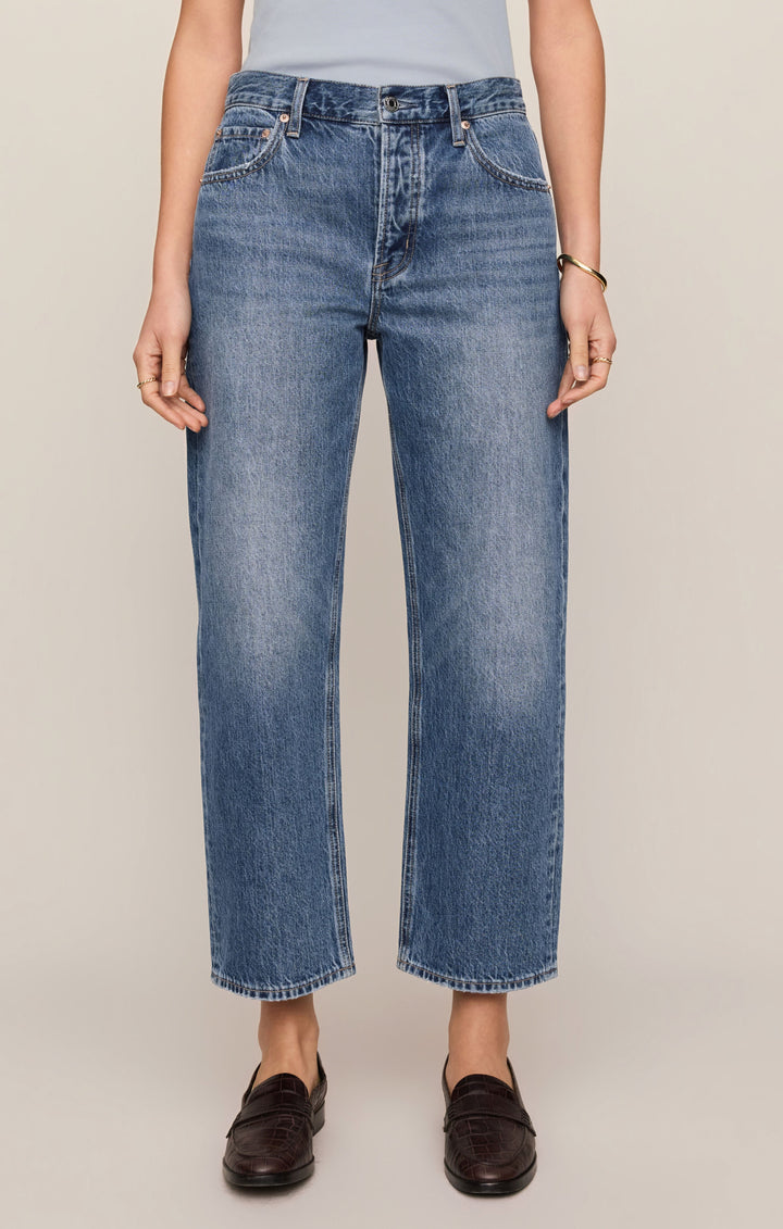 Z Supply Women’s The Off Duty Bowed Ankle Denim in Breakpoint, alternate front view