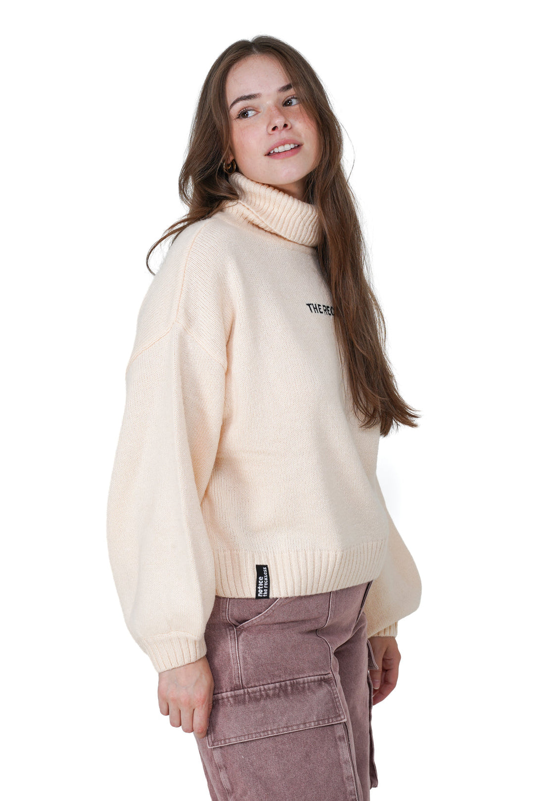 Notice The Reckless Womens Turtleneck Sweater