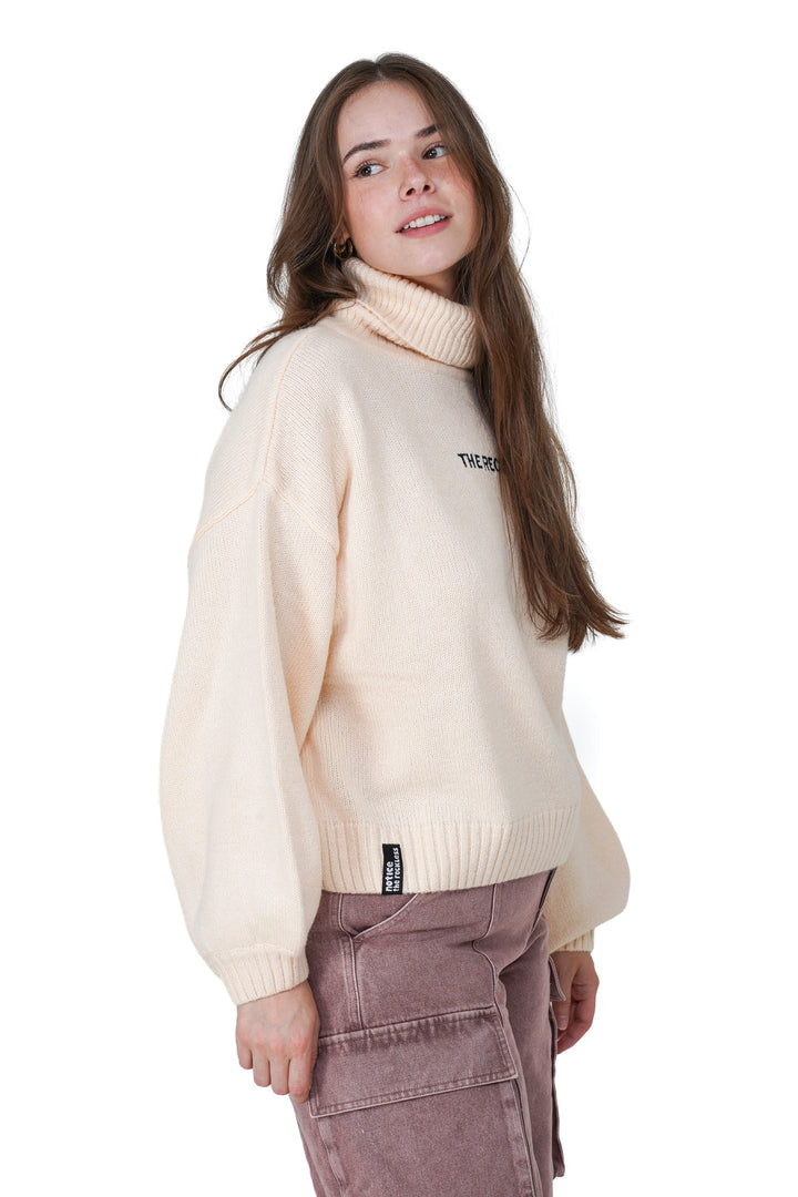 Notice The Reckless Womens Turtleneck Sweater