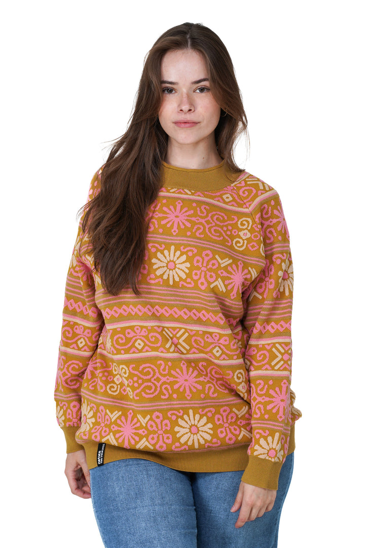 Notice The Reckless Womens Textured Sweater