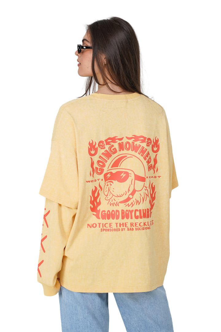 Notice The Reckless Womens Layered Ls