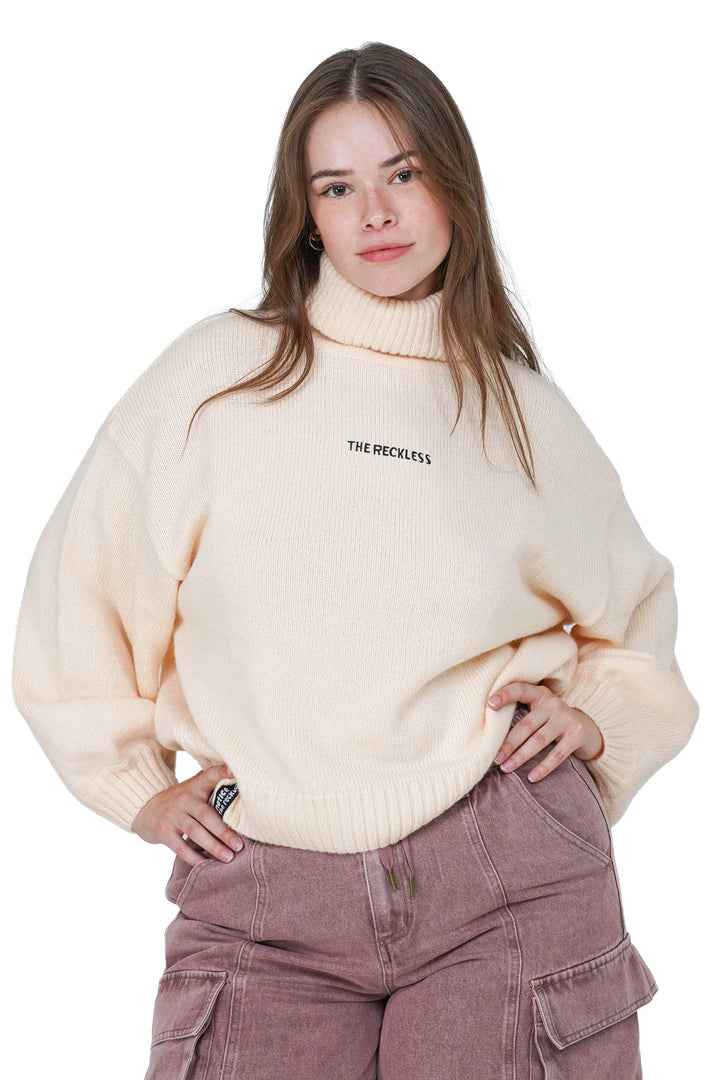 Notice The Reckless Womens Turtleneck Sweater