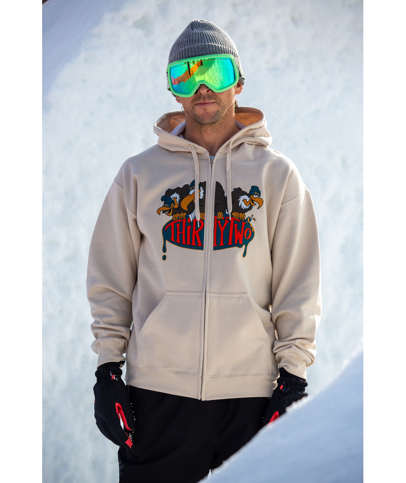 Thirty Two Condor Zip Hoodie | Brown