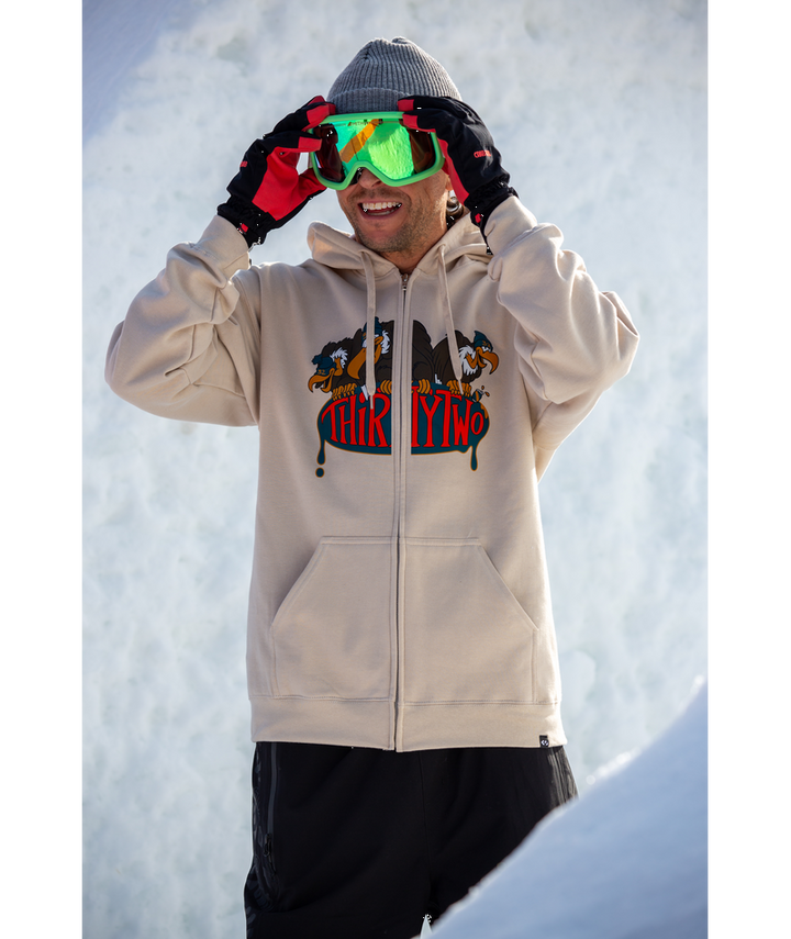 Thirty Two Condor Zip Hoodie | Brown