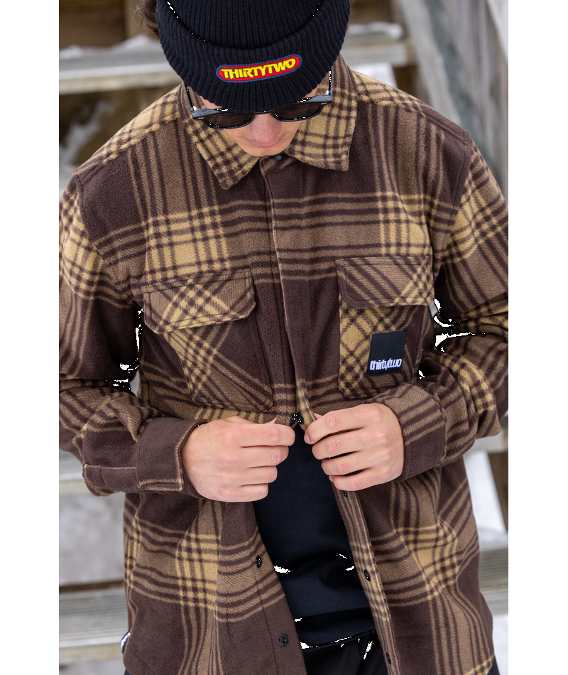 Thirty Two Rest Stop Shirt | Tobacco