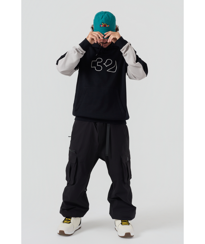 Thirty Two T32M Tech Hoodie | Black/Grey