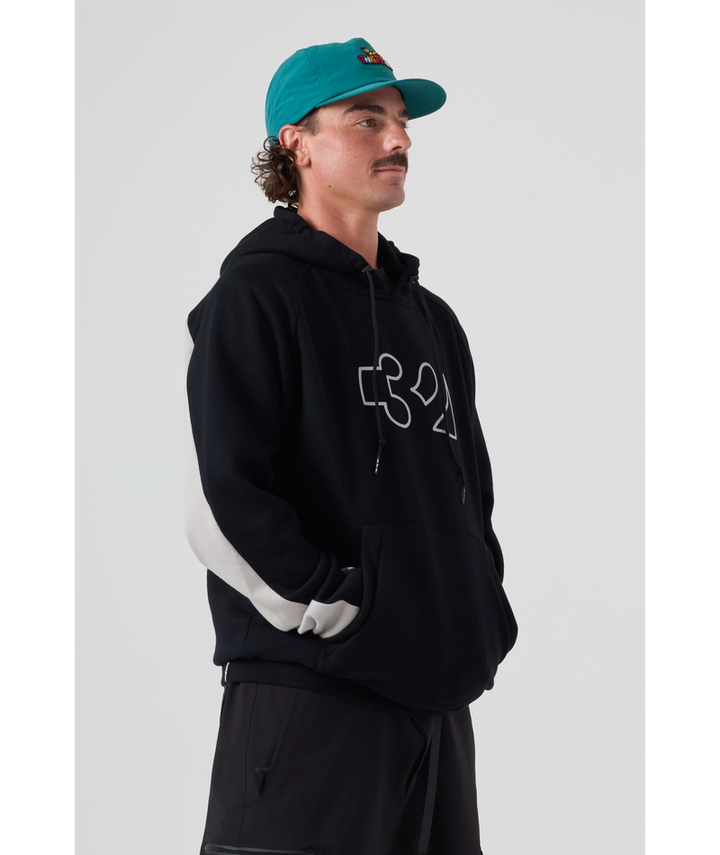 Thirty Two T32M Tech Hoodie | Black/Grey