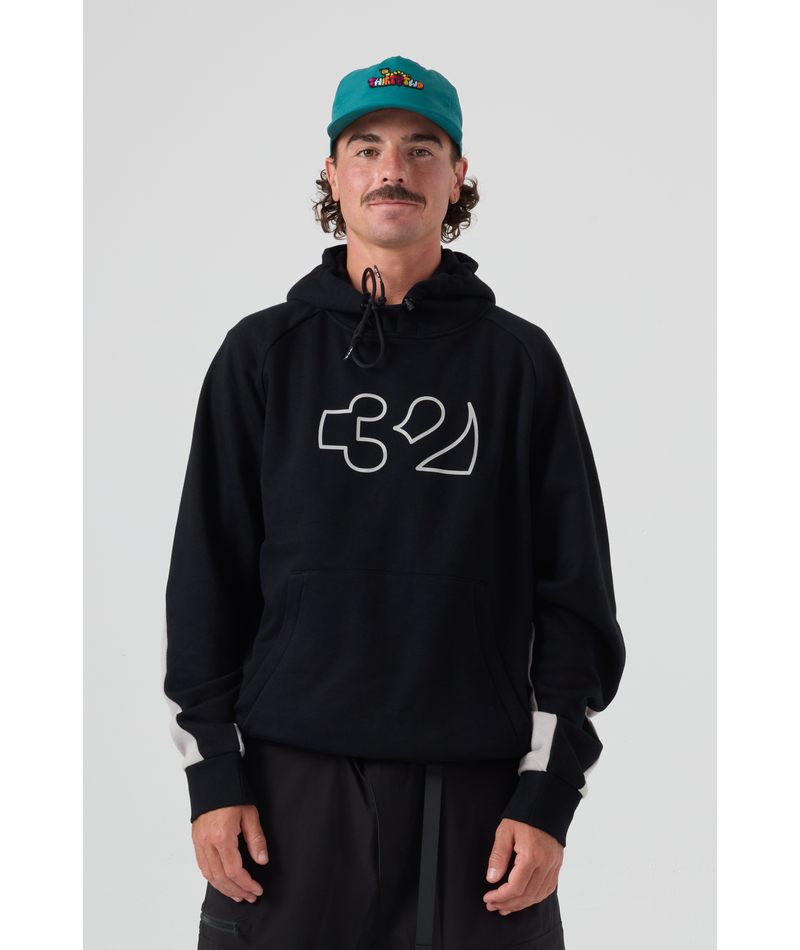 Thirty Two T32M Tech Hoodie | Black/Grey