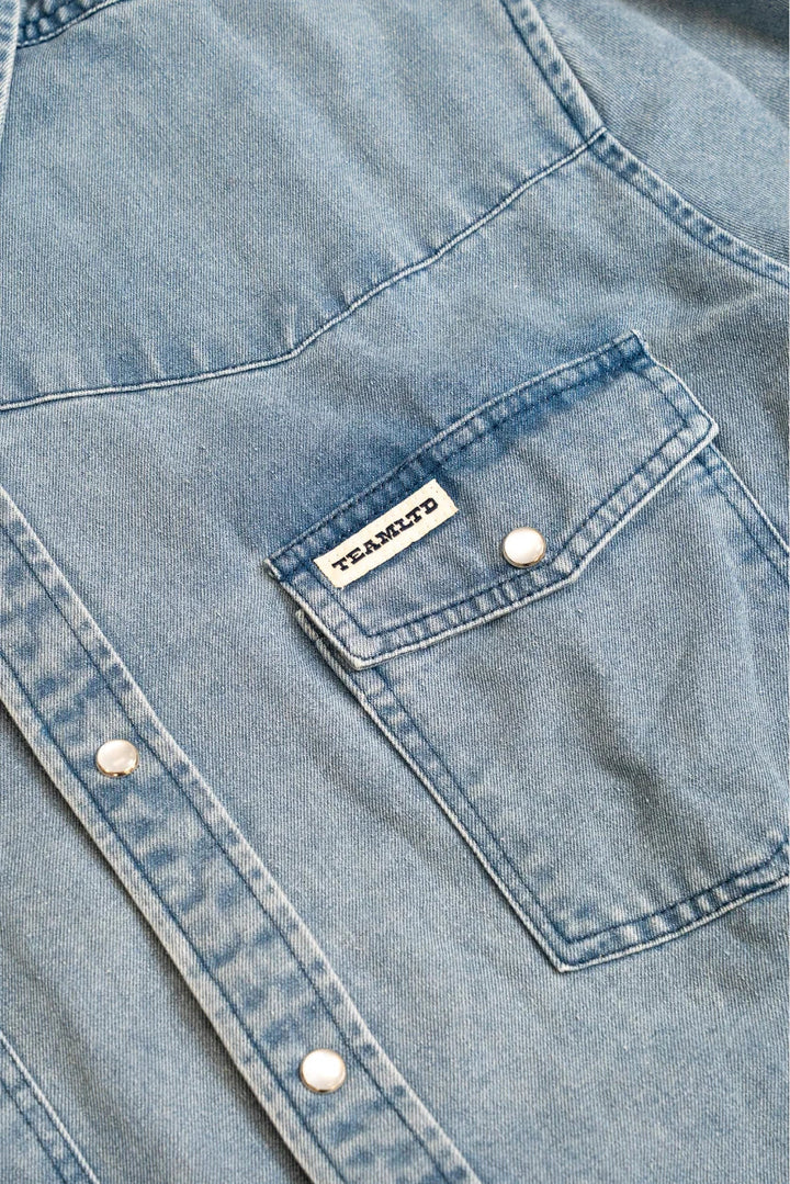 TEAMLTD Mens Homestead Denim Button Up