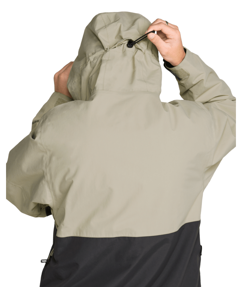 Volcom Mens L Ins Gore-Tex Jacket - Dark Grey 