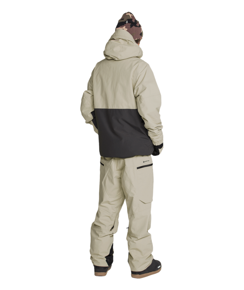Volcom Mens L Ins Gore-Tex Jacket - Dark Grey 