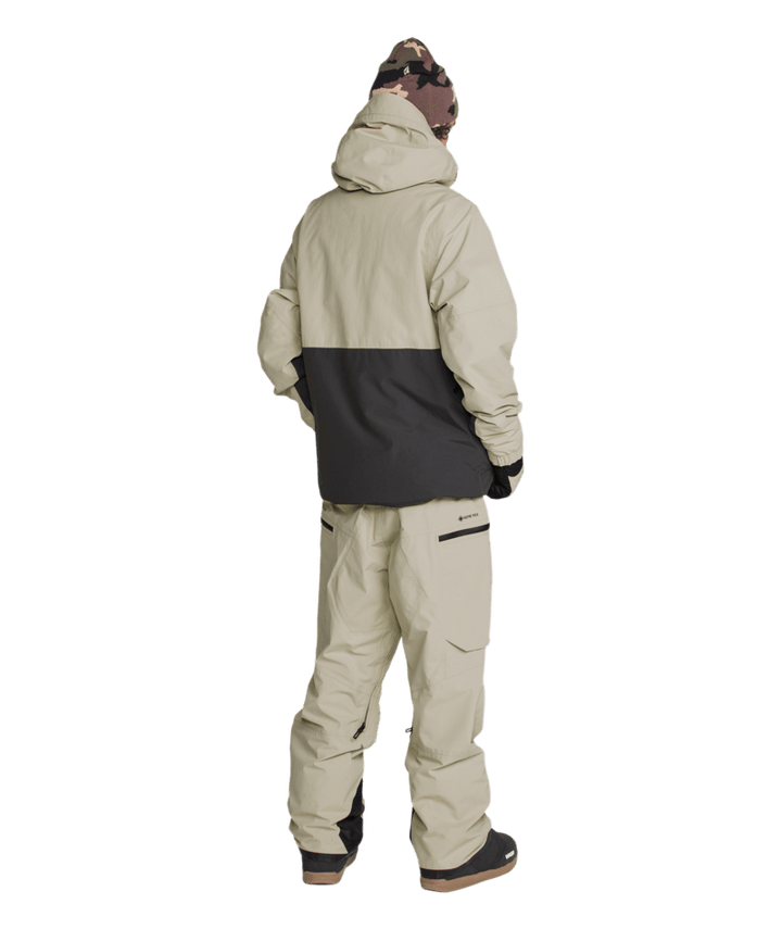 Volcom Mens L Ins Gore-Tex Jacket - Dark Grey 
