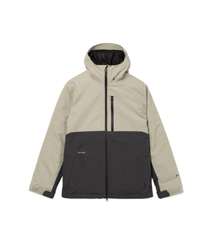 Volcom Mens L Ins Gore-Tex Jacket - Dark Grey 