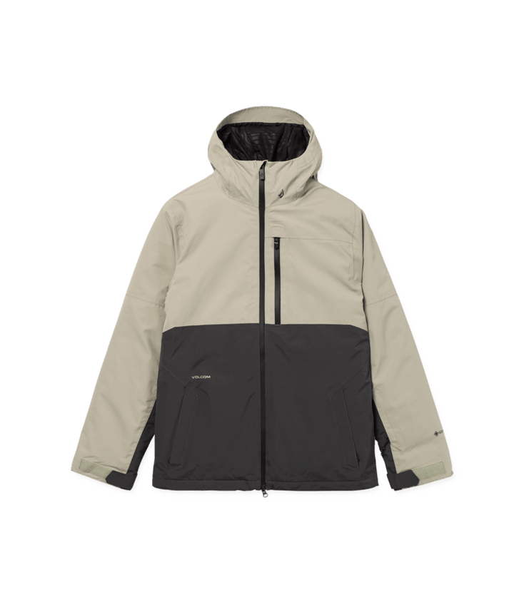 Volcom Mens L Ins Gore-Tex Jacket - Dark Grey 