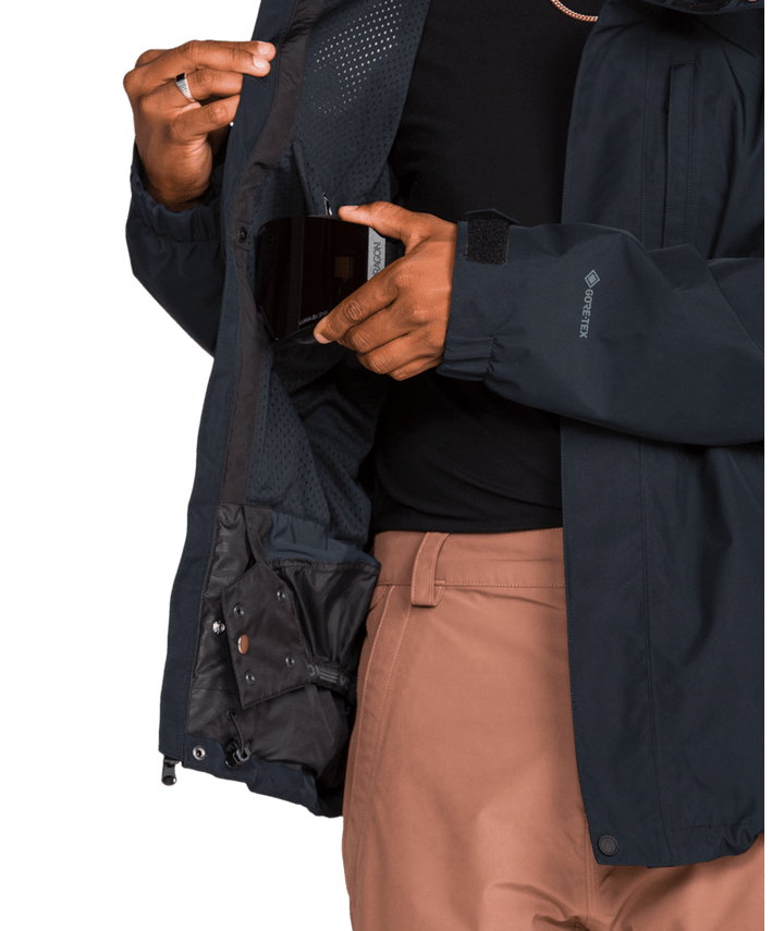 Volcom Mens Dua Ins Gore-Tex Jacket - Black 