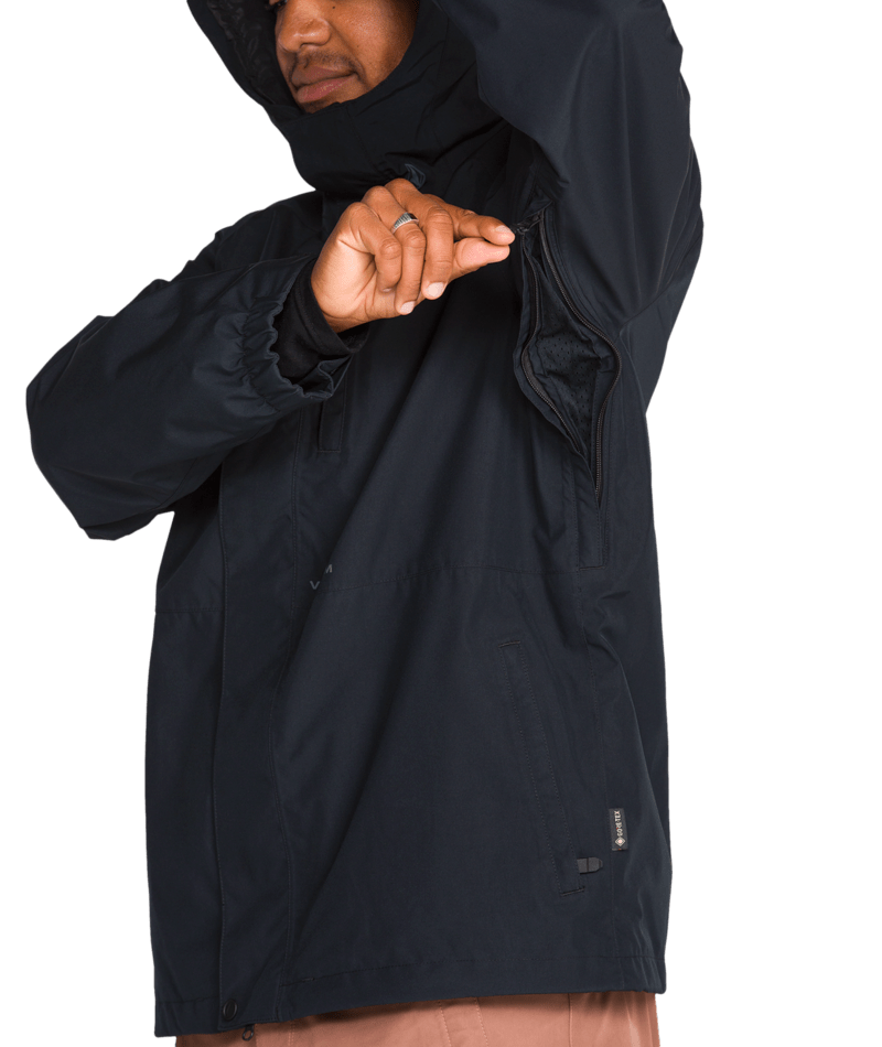 Volcom Mens Dua Ins Gore-Tex Jacket - Black 
