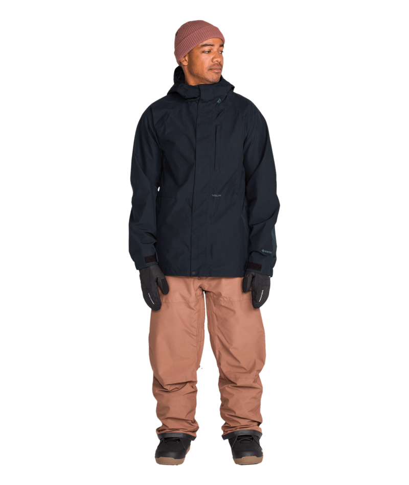 Volcom Mens Dua Ins Gore-Tex Jacket - Black 