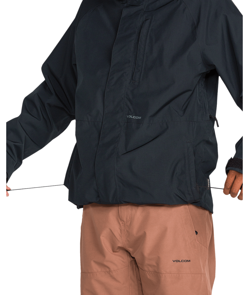 Volcom Mens Dua Ins Gore-Tex Jacket - Black 