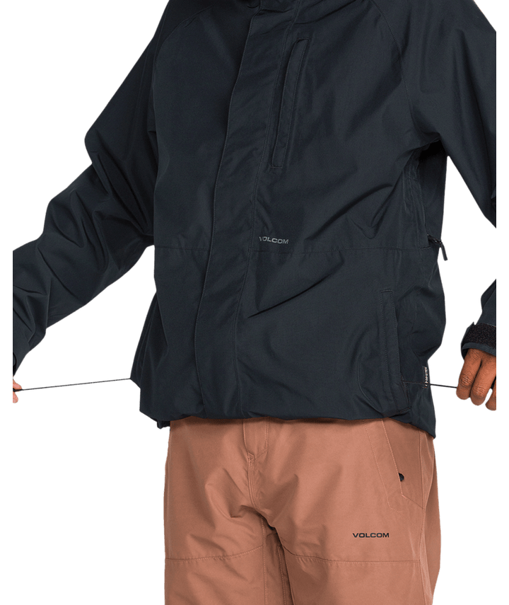 Volcom Mens Dua Ins Gore-Tex Jacket - Black 