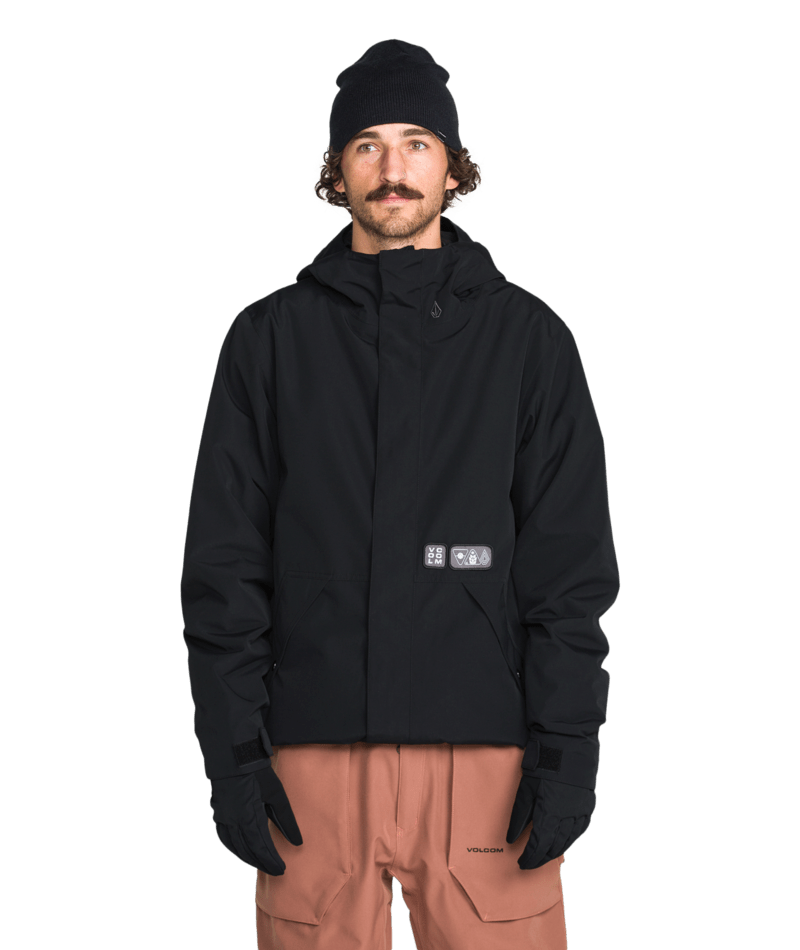 Volcom Mens Double Ins Jacket - Black 