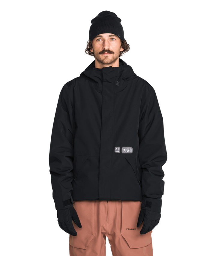 Volcom Mens Double Ins Jacket - Black 