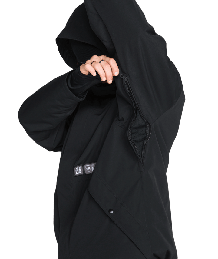 Volcom Mens Double Ins Jacket - Black 