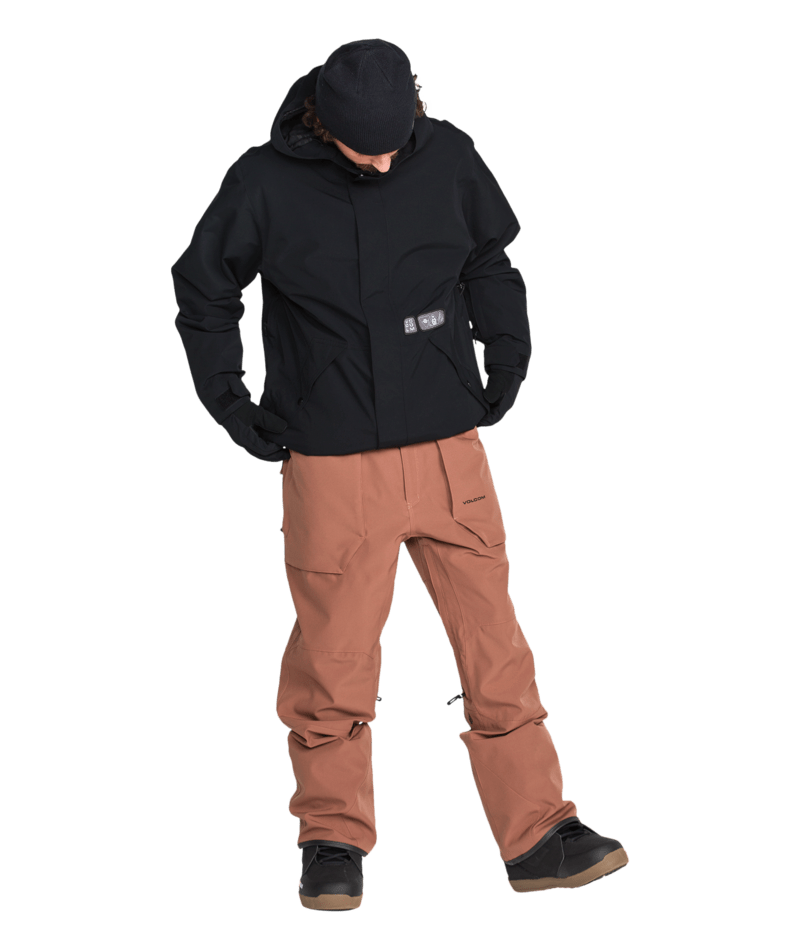 Volcom Mens Double Ins Jacket - Black 