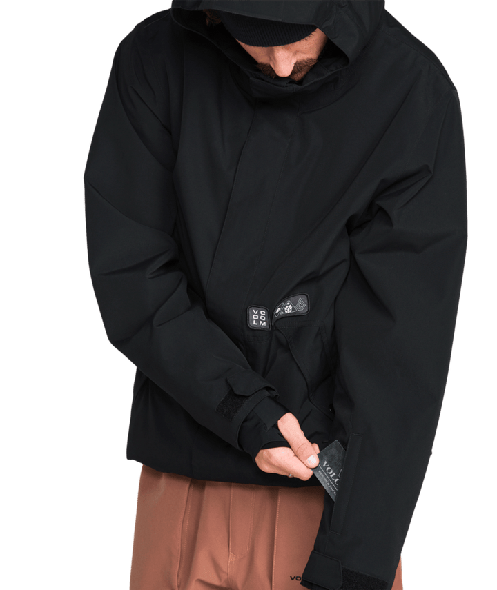 Volcom Mens Double Ins Jacket - Black 