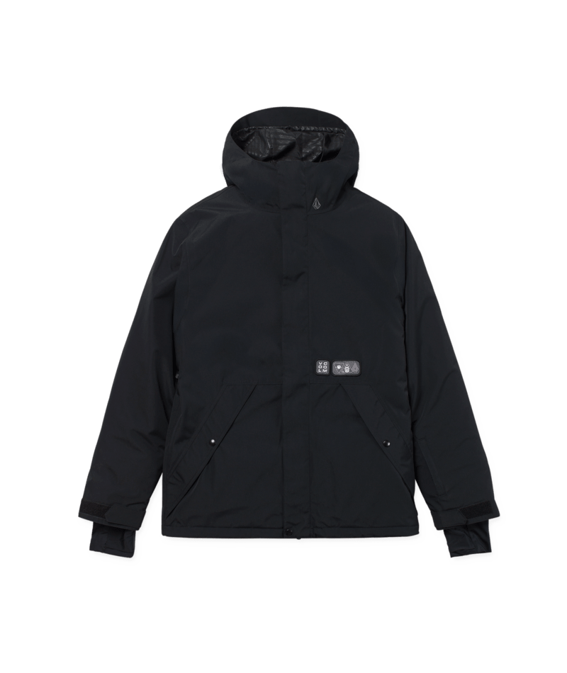 Volcom Mens Double Ins Jacket - Black 