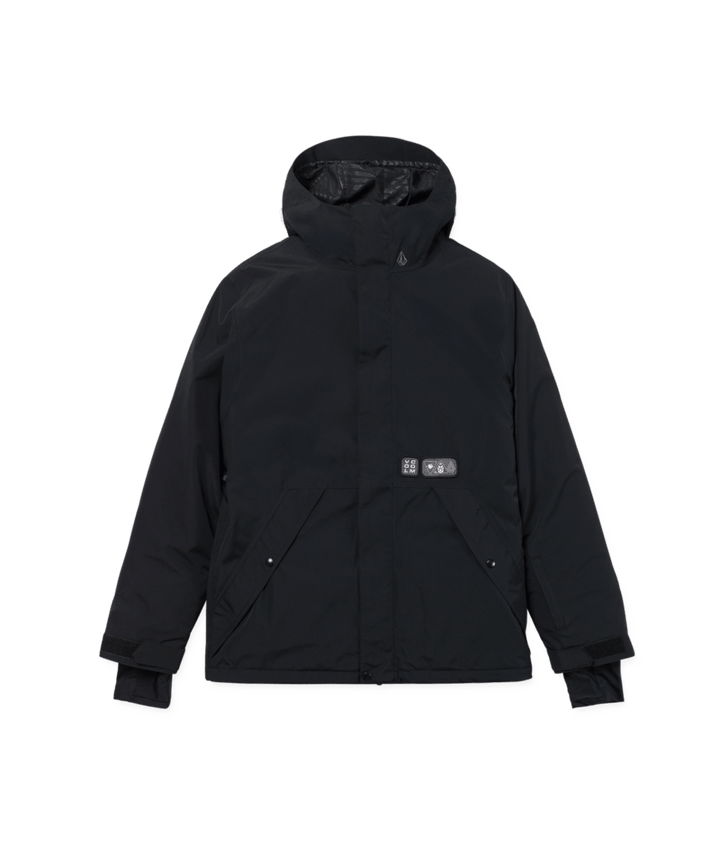 Volcom Mens Double Ins Jacket - Black 