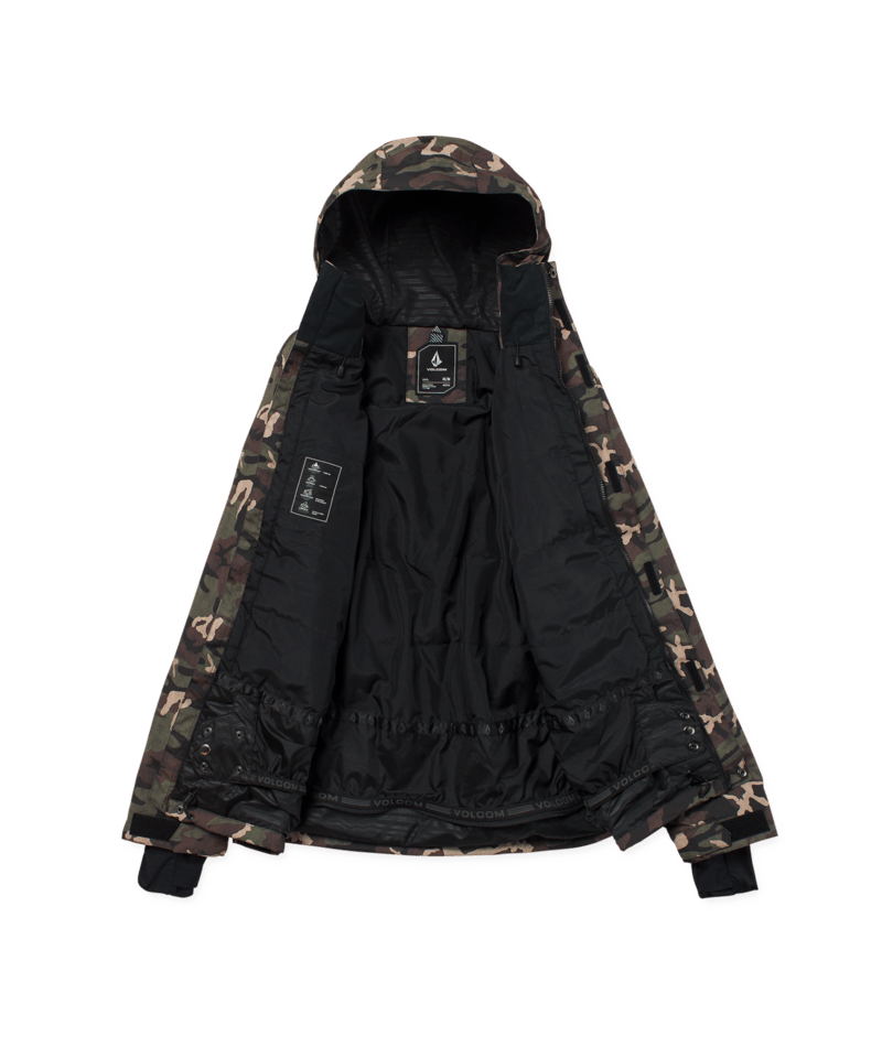Volcom Mens Double Ins Jacket - Camoflauge 