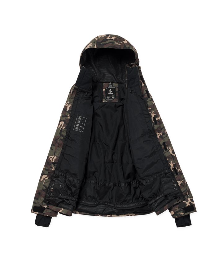 Volcom Mens Double Ins Jacket - Camoflauge 