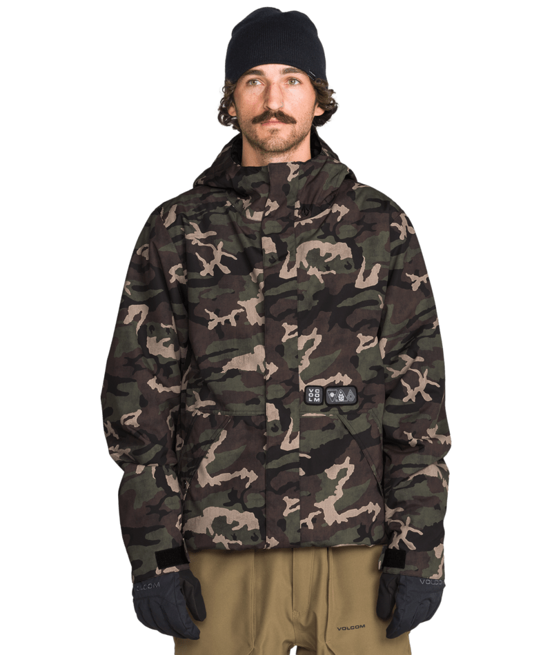 Volcom Mens Double Ins Jacket - Camoflauge #color_camoflauge