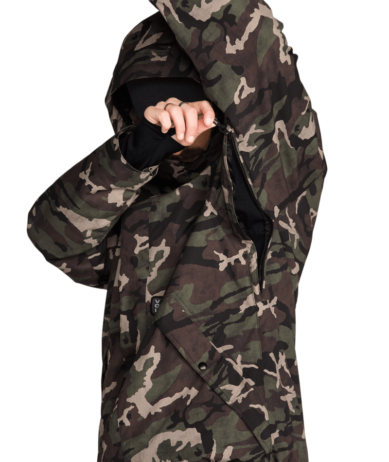 Volcom Mens Double Ins Jacket - Camoflauge 