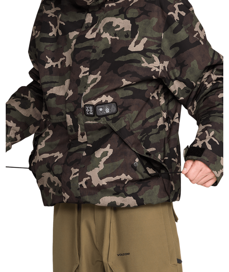 Volcom Mens Double Ins Jacket - Camoflauge 