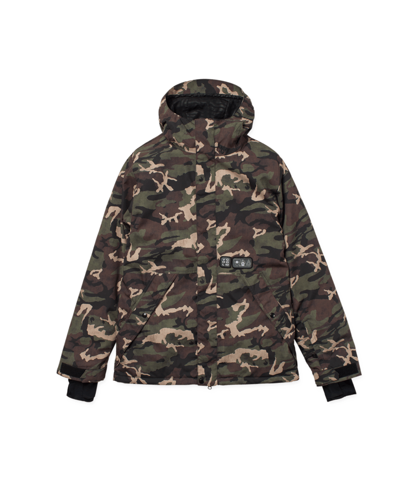 Volcom Mens Double Ins Jacket - Camoflauge 